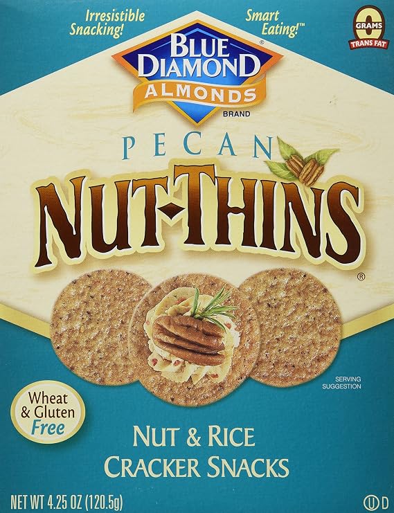 Blue Diamond nut-thins pecan nut&Rice cracker snacks (041570044285)