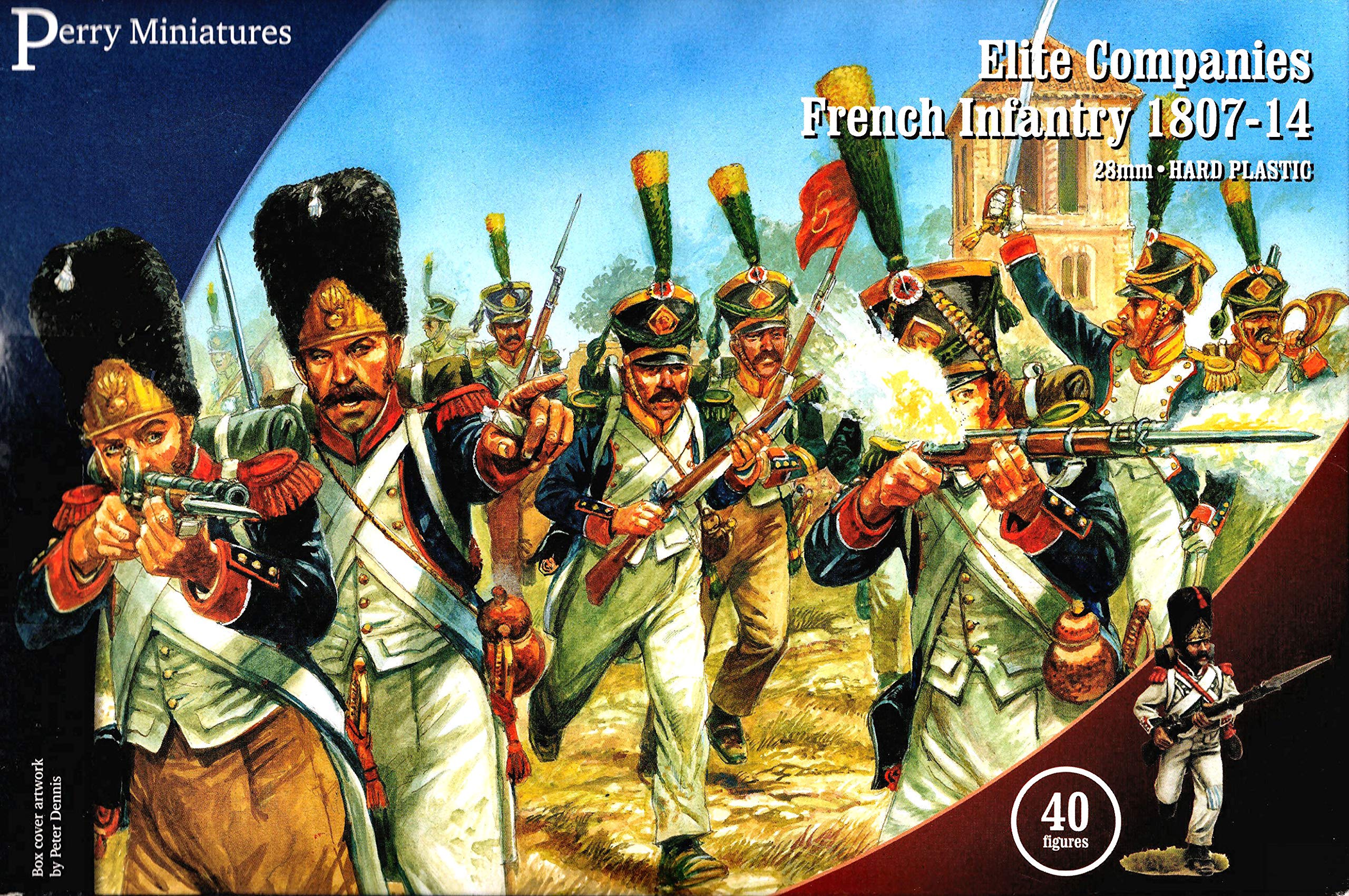 Perry Miniatures Elite Companies French Infantry 1807-14 (40 x 28 mm multi-part plastic figures)