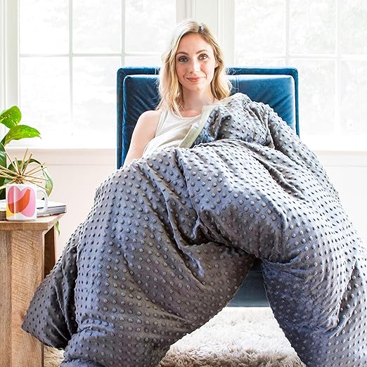 Amazon.com: Harkla Adult Weighted Blanket (25lbs) - Soft and