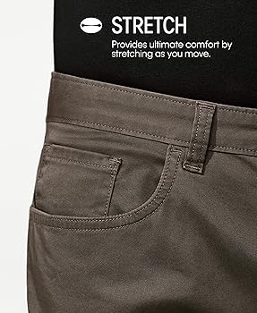 calvin klein men's stretch sateen casual pants