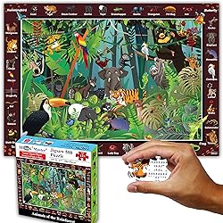 Think2Master Colorful Rainforest Jungle 500 Pieces