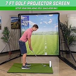 GoSports Golf Simulator Impact Screen - Choose 7 ft