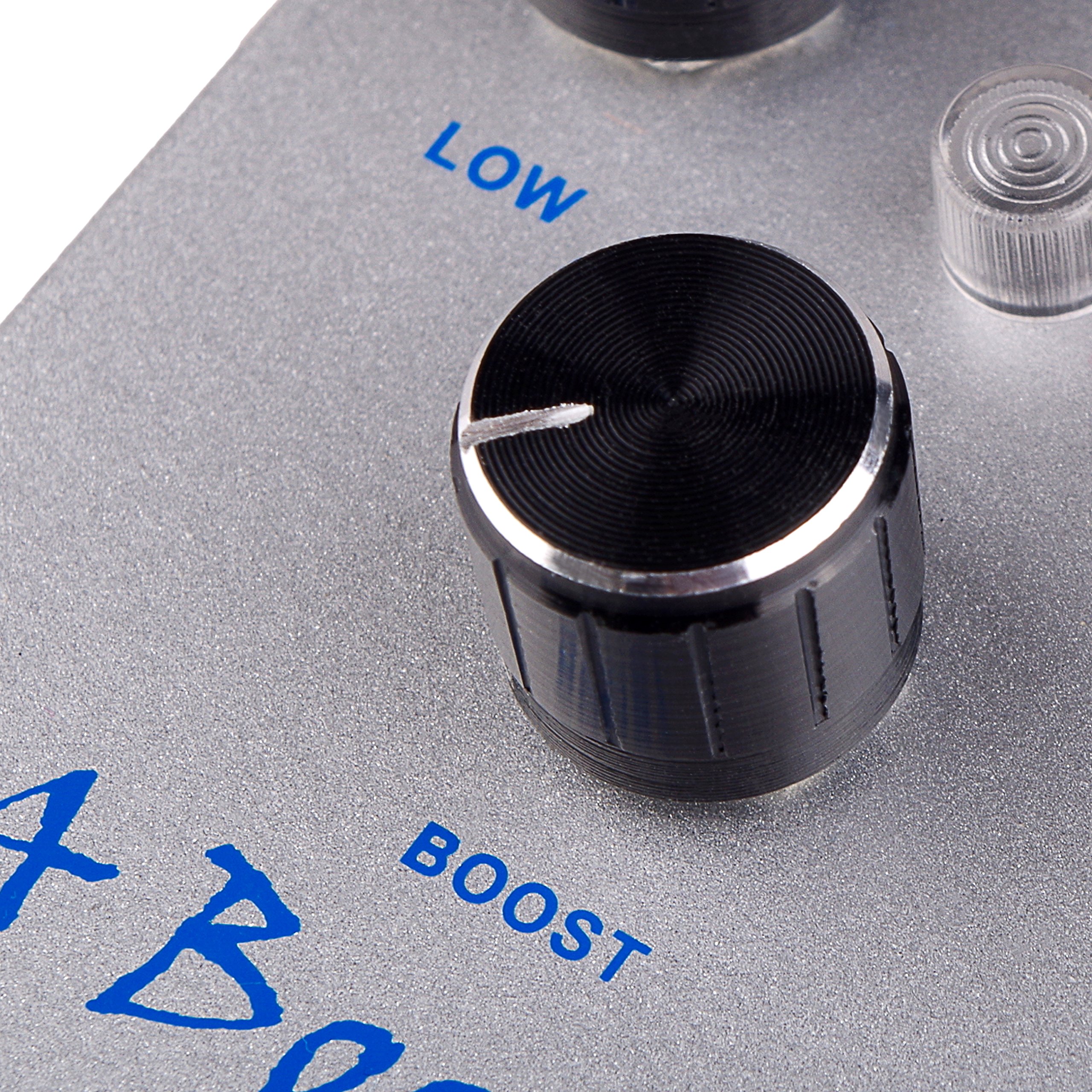 Mugig Booster Guitar Effect Pedal True Bypass Low High Boost Knob with LED light Rich Distortion Sound for Electronic Guitar