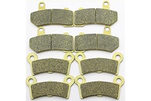 Master Chen Front Rear Brake Pads Brakes for Harley Davidson Tri Glide Ultra Classic/Street Glide Trike FA409 FA605 2009 2010 2011 2012 2013 MC0352
