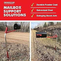 SwingClear, Mailbox Support Post with Swinging Boom