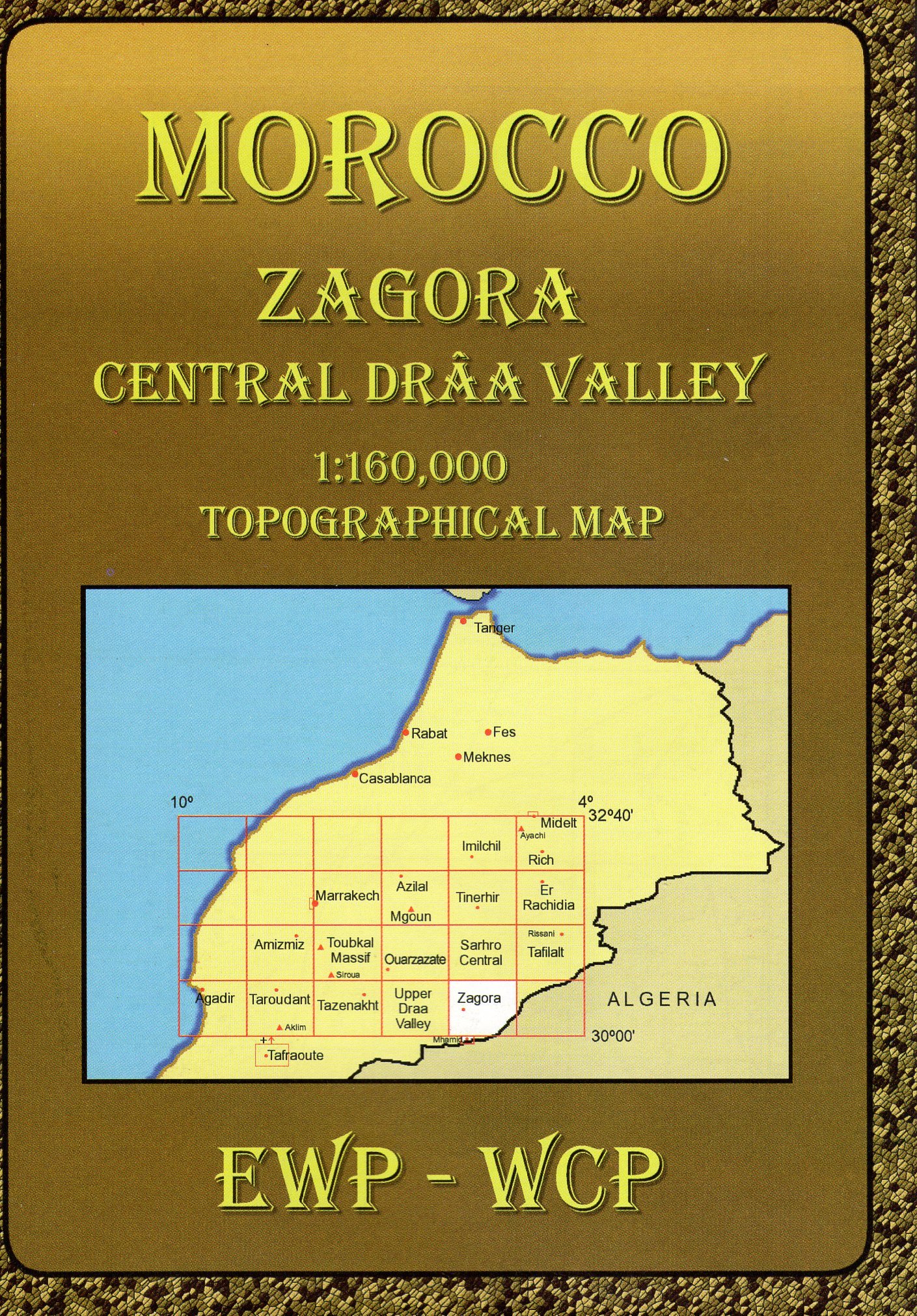 Atlas Mountains Morocco Maps Zagora Topographical Map Central Draa Valley 9781906449117 Amazon Com Books
