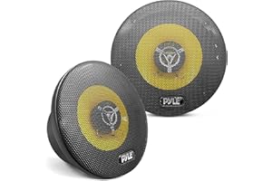 Pyle Car Two Way Speaker System - Pro 6.5 Inch 240 Watt 4 Ohm Mid Tweeter-Audio Sound Speakers For Car Stereo w/ 30 Oz Magnet