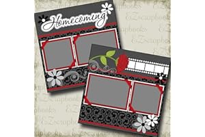EZSCRAPBOOKS QUICK PAGES WSLHFEO Homecoming - Premade Scrapbook Pages - EZ Layout 2195Q