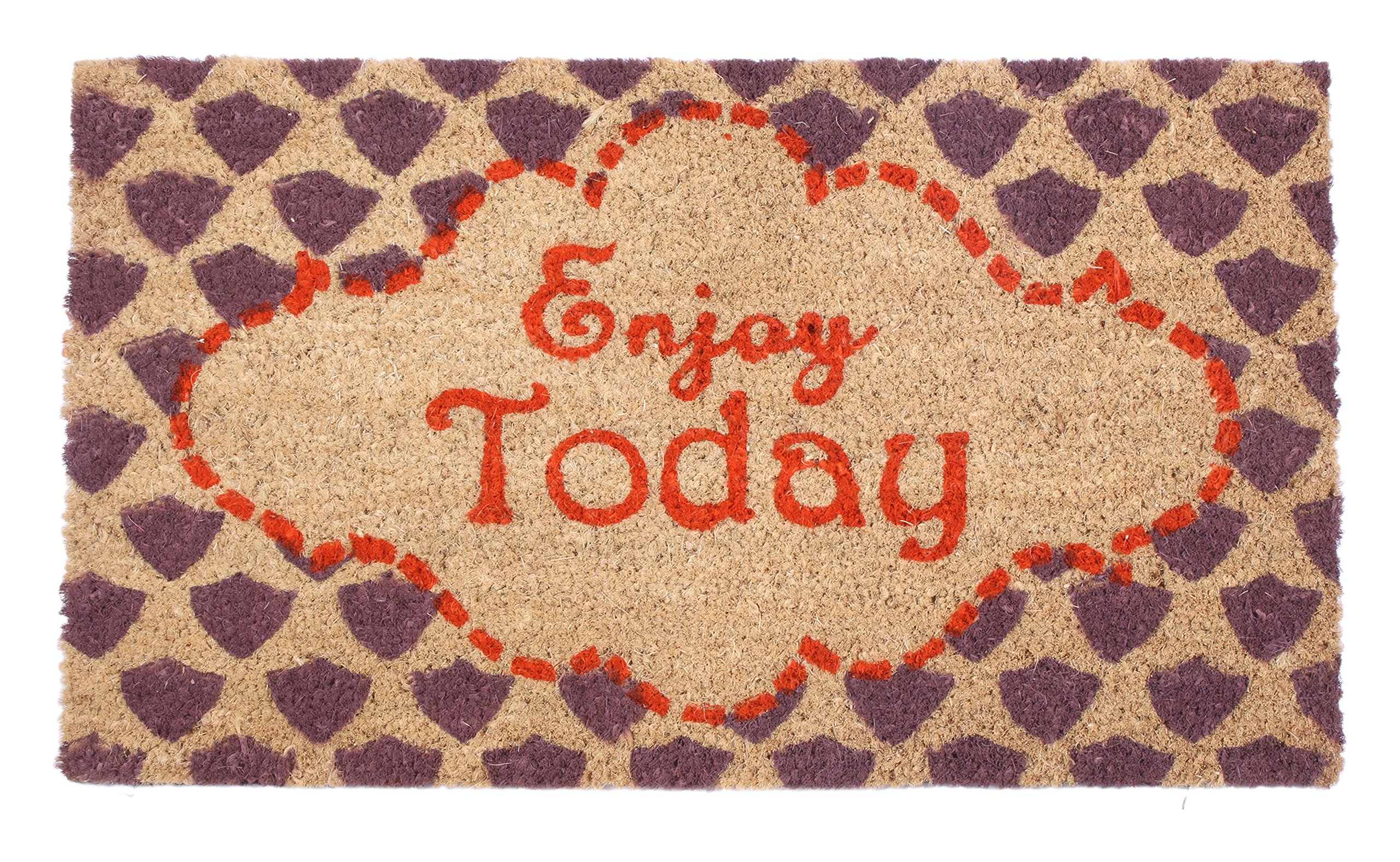Decorative Coir Entrance Door Mat Enjoy today 70 cm x 40 cm