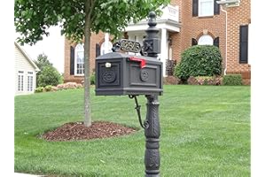 Better Box Mailboxes Decorative Residential Curbside Cast Aluminum Mailbox Black Authentic * Original * Exclusive