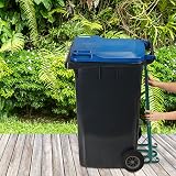 Relaxdays Rubbish Press for Wheelie Bins Manual Waste Compressor Green view 5