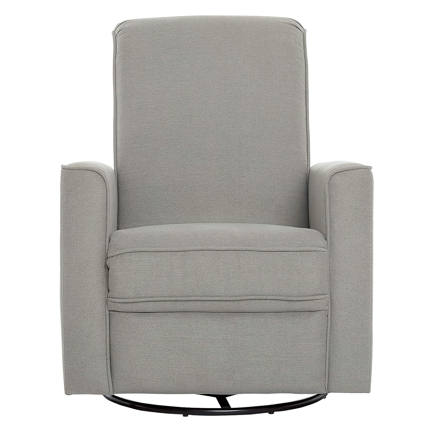 Evolur Raleigh Basic Glider, Recliner and Rocker in Light Grey