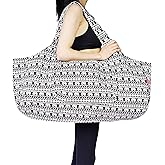 Aozora Yoga Mat Bag Large Yoga Mat Tote Sling Carrier with Pockets Fits Mats with Multi-Functional Storage Pockets Light and Durable