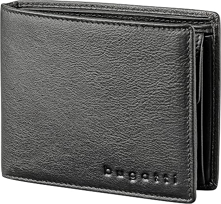 Bugatti Lima Men S Leather Wallet Horizontal Black Wallet Men S Wallet Wallet Amazon De Luggage