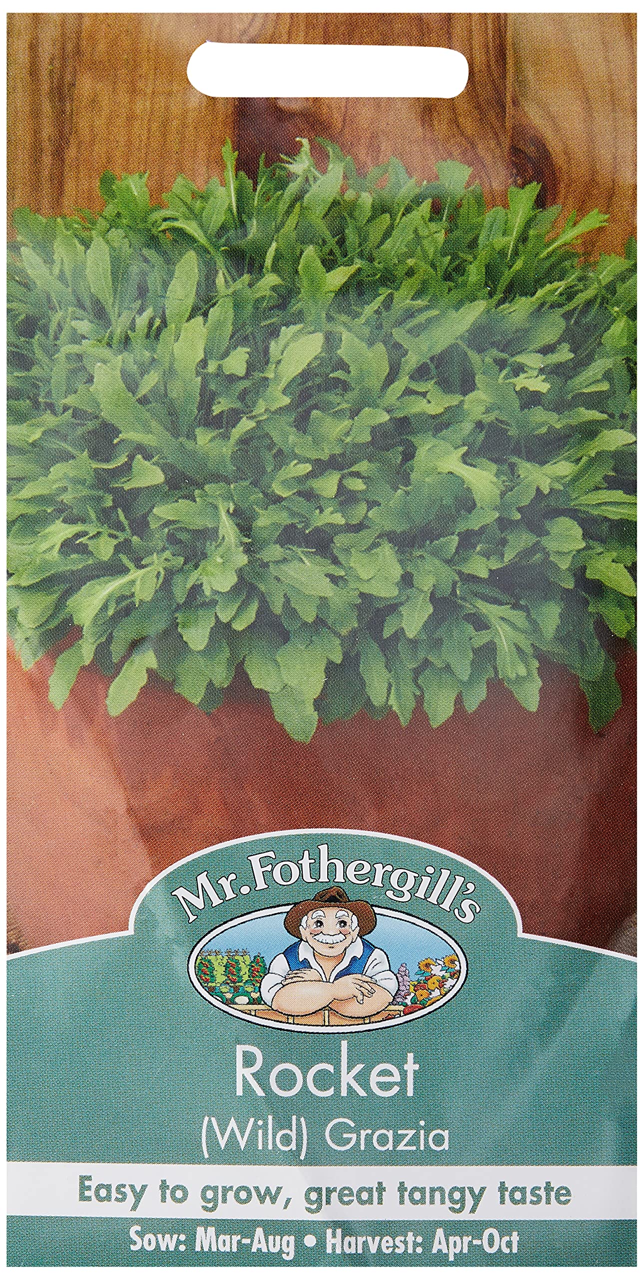 Mr Fothergill?s Seeds Ltd 22304 Vegetable Seeds, Rocket Wild Grazia