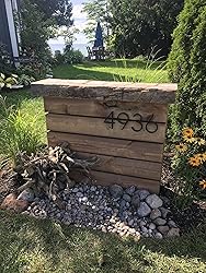 House Numbers For Outside - 5 Inch Modern Floating