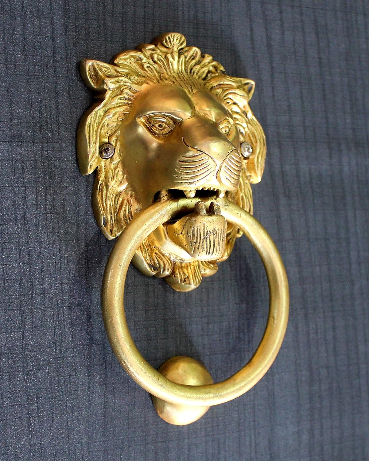 Ferretería Securit Leones cabeza puerta aldaba de laton macizo