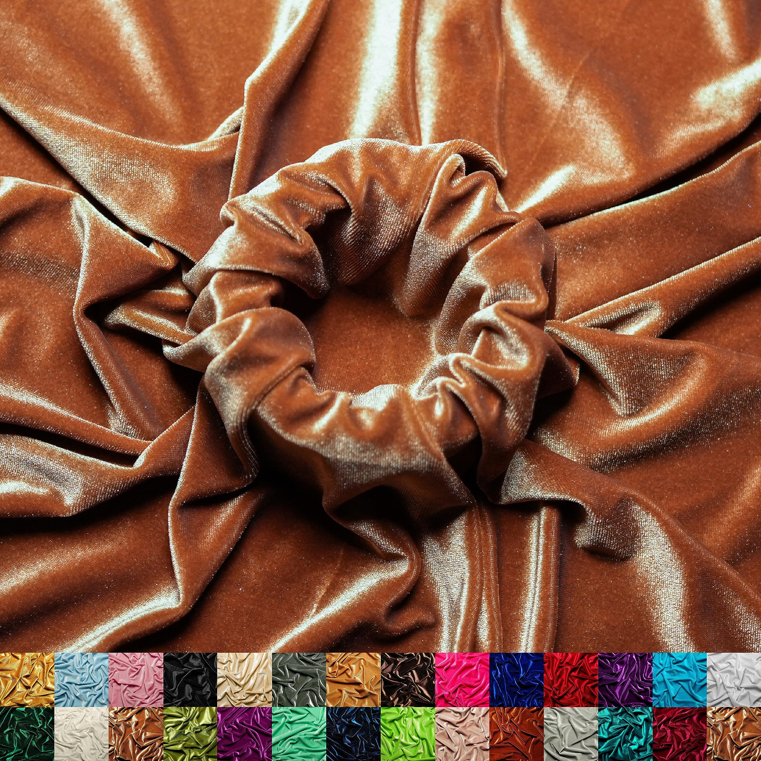 Ice Fabrics Stretch Velvet Fabric by The Yard