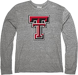 Blue 84 Men's Texas Tech Red Raiders Tri-Blend Long
