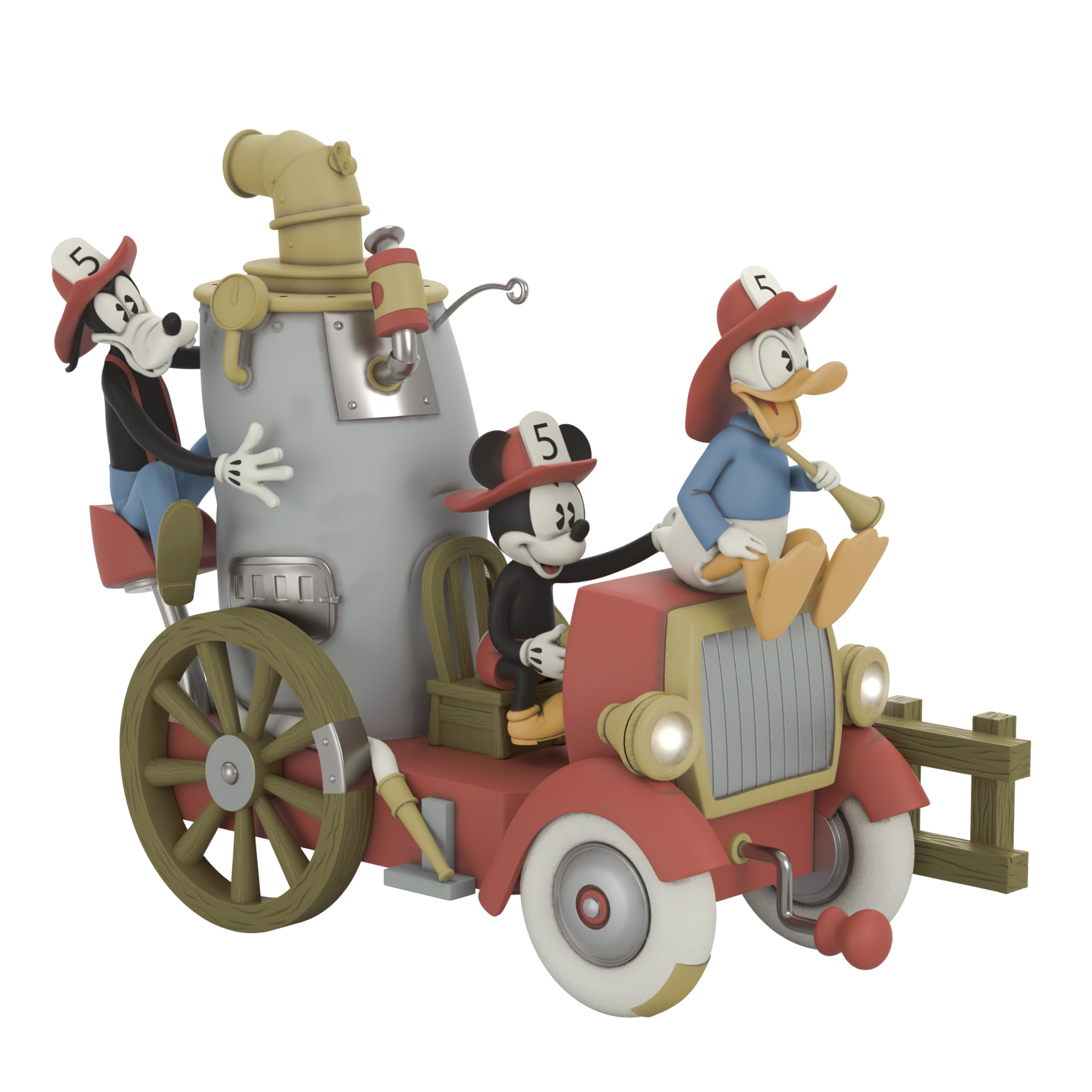 Hallmark Keepsake Christmas Ornament 2025, Disney Mickey and Friends Firefighting Friends 2025 with Light, Sound and Motion, Gifts for Disney Fans
