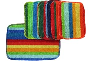 Rainbow Scrubbies 6 Regular & 1 Large