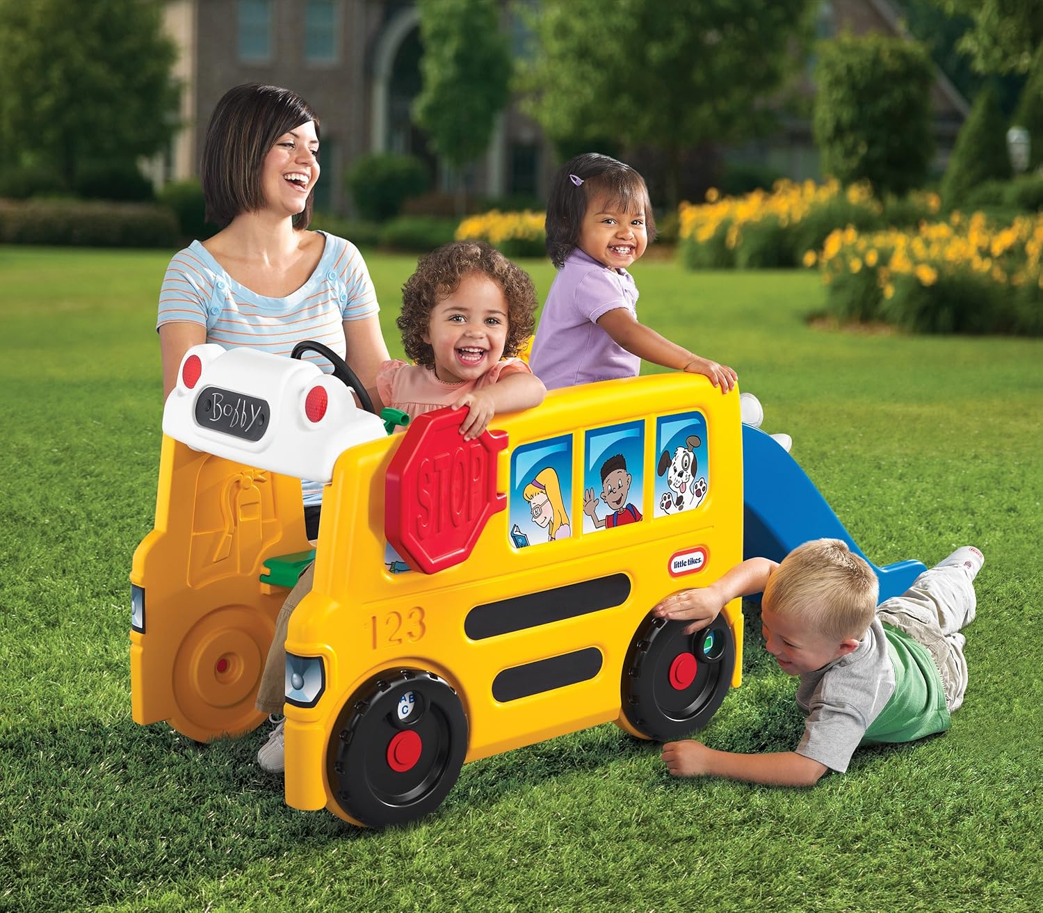 little tikes school bus activity gym price