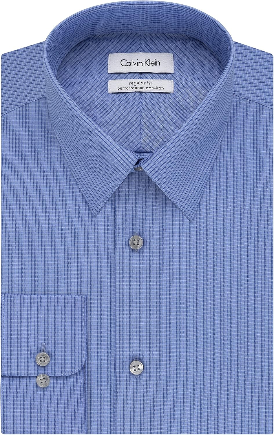 calvin klein regular fit performance non iron