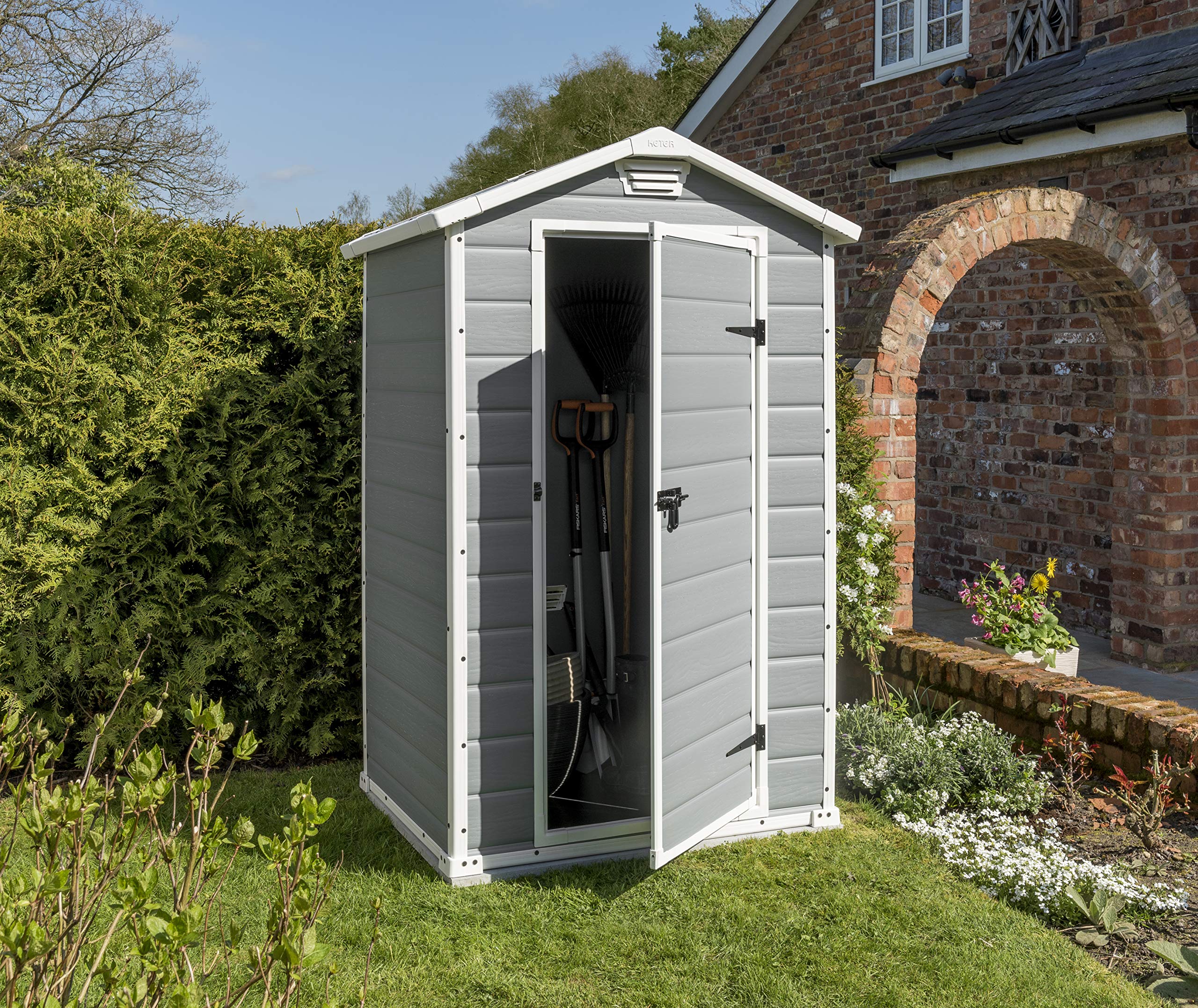 Keter Manor Outdoor Plastic Garden Stora Buy Online In Oman At Desertcart