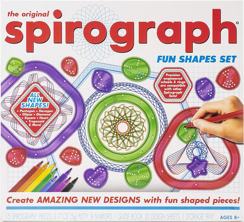 Spirograph Fun Toy Set - Art & Math Creativity Kit, One Size
