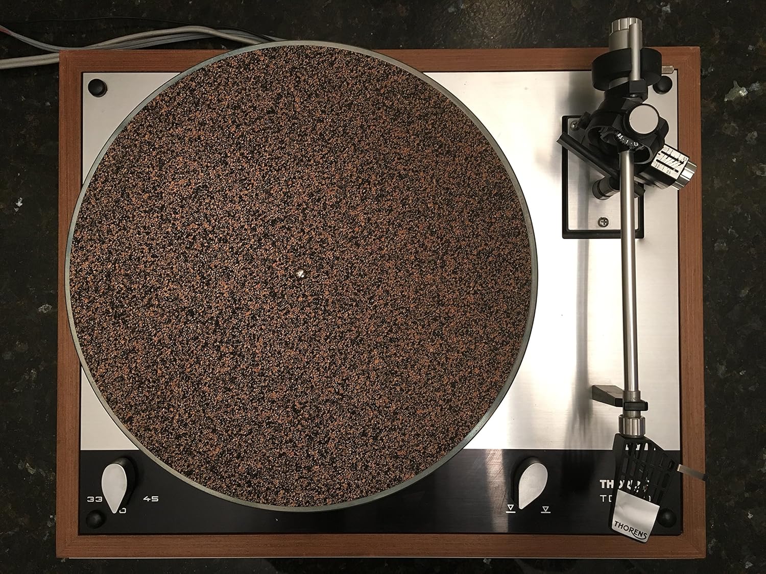 CoRkErY2 Cork N Rubber Turntable Platter Mat 1/8" Audiophile