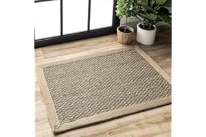 nuLOOM Elijah Farmhouse Seagrass Accent Rug, 2x3, Beige