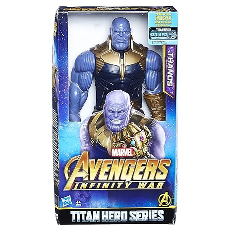 Hasbro Avengers E0572EU4 Marvel Titan Hero Power FX Thanos, Actionfigur