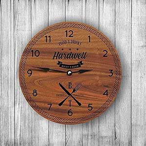 Tr73ans - Reloj de pared personal para cocinero de regalo, cocina, chef