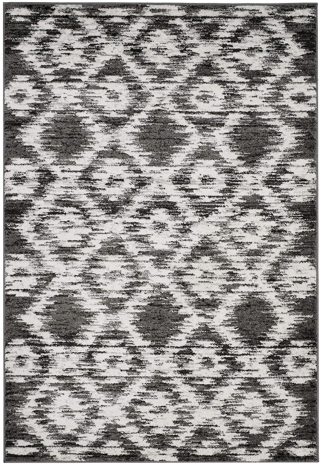 safavieh adirondack area rug on Home Kitchen Safavieh Adirondack Collection Adr118r Charcoal And Ivory Modern Geometric Area Rug 4 X 6 Adr118r 4 Area Rugs Runners Pads