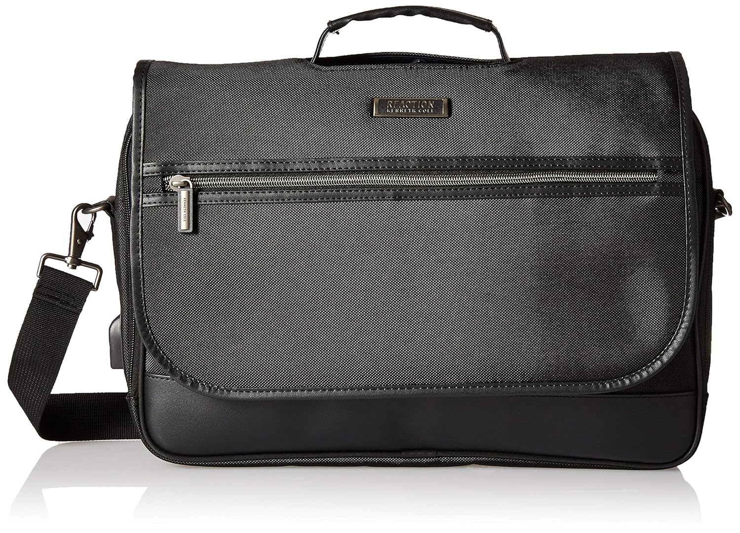 Kenneth Cole Reaction Tech-IT Flapover Pull-Thru Handle Anti-Theft RFID 15.6