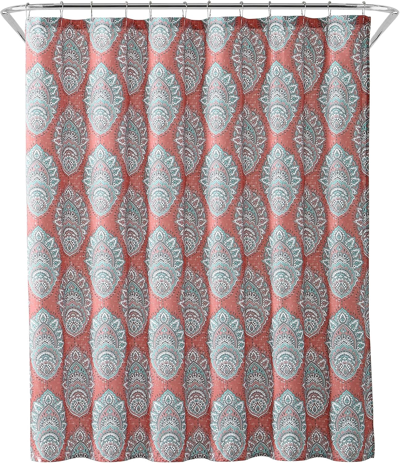 Amazon Com Peach Oak Shower Curtains Zaria Home Kitchen