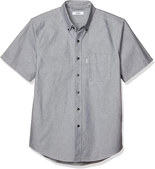 Amazon エドウィン シャツ 公式 Edwin ボタンダウンシャツ 半袖 メンズ シャツ 通販