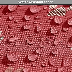 Ambesonne Paw Print Fabric by The Yard, Abstract