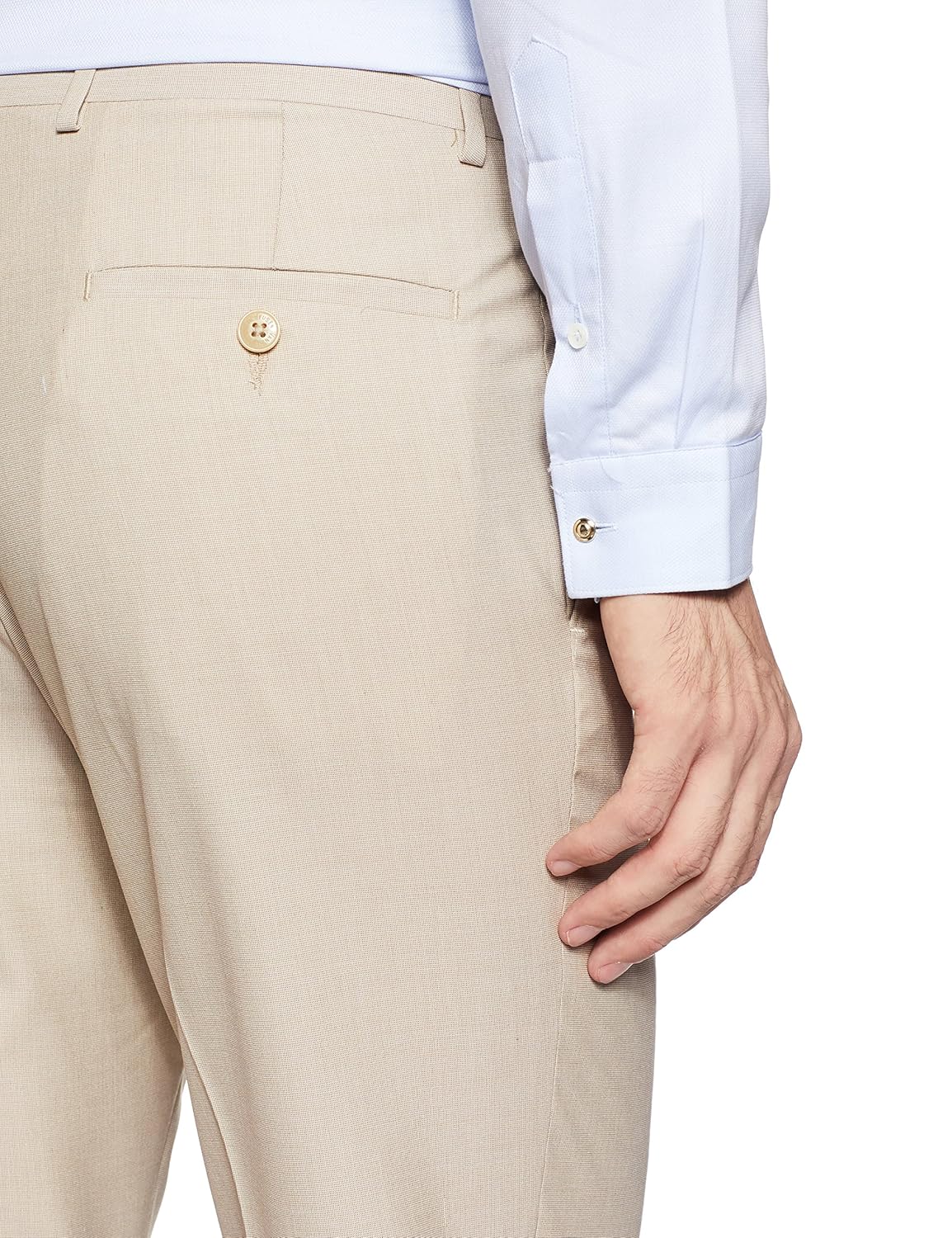 van heusen men's relaxed fit formal trousers