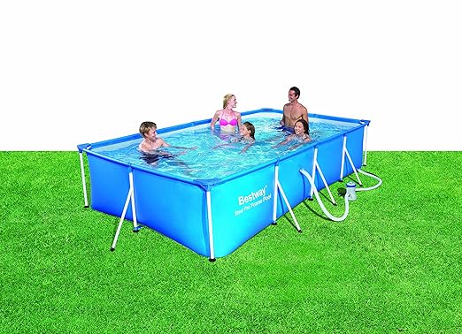 Bestway 56082 Piscina Steel Pro Frame Rettangolare Cm 400x211x81