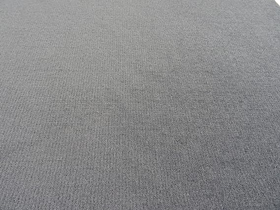 Autoteppich zur Auskleidung, Meterware in beliebiger Größe - Qualität Deluxe grau (1,5m x 2m Breite)