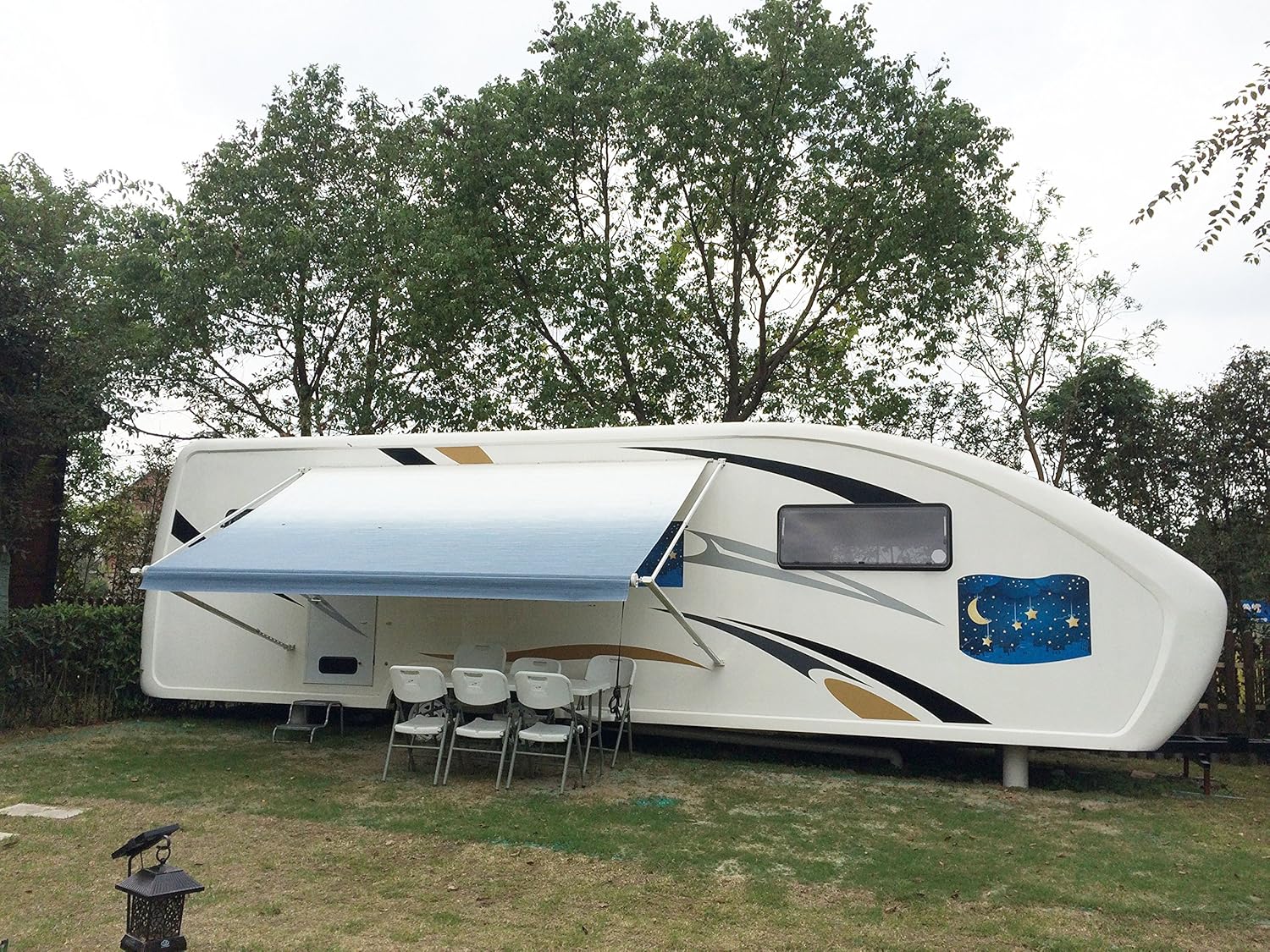 Amazoncom Awnlux RV Awning Fabric Replacement For 20 Retractable