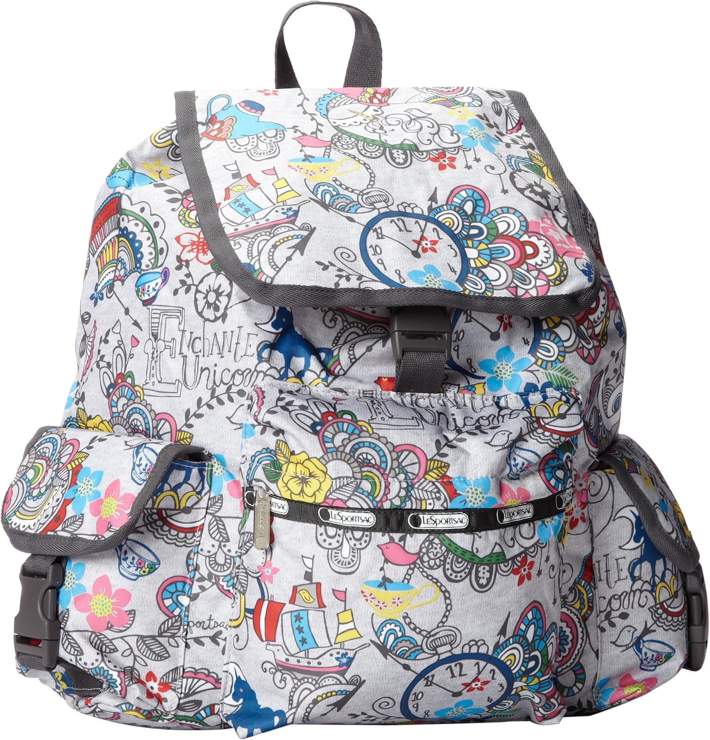 LeSportsac Voyager Backpack grey Size One Size Amazon.co.uk Clothing