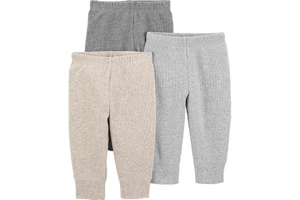 Simple Joys by Carter's Unisex Baby 3-Pack Thermal Pantspants