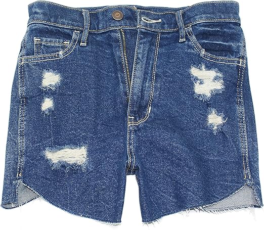 hollister high waisted denim shorts