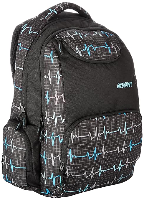 Wildcraft LPTP ECG Polyester Blue Laptop backpack(8903338014249)