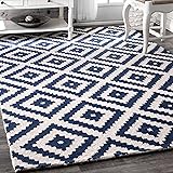 Dark grey area rug