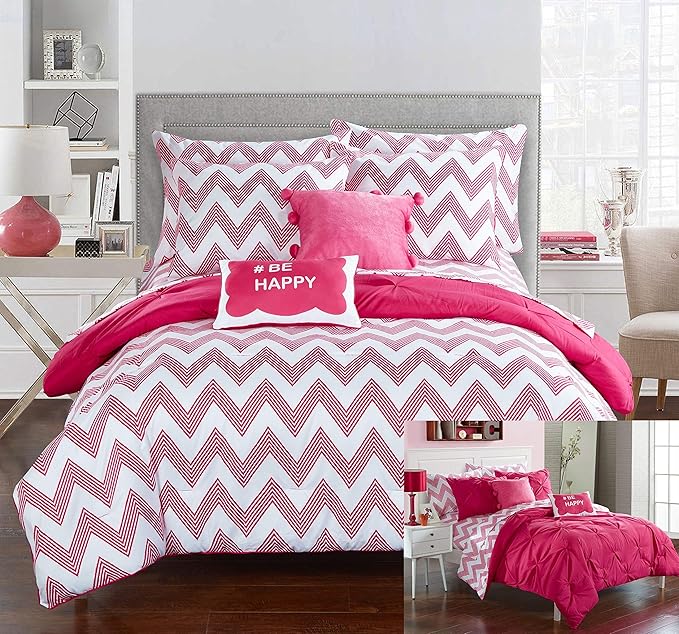 X Long Chic Home Louisville 7 Piece Reversible Comforter Bag