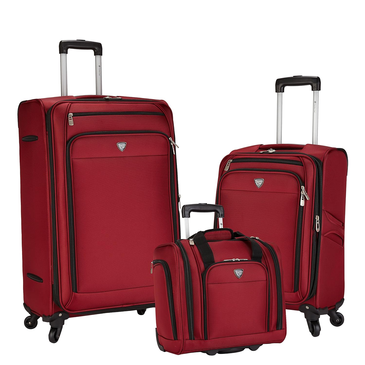 Travelers Club Luggage Monterey 3Piece Softside Luggage