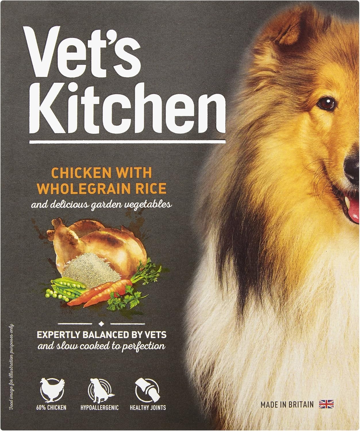 Vet's Kitchen Wet Dog Food,Chicken, 395 g (Pack of 10)